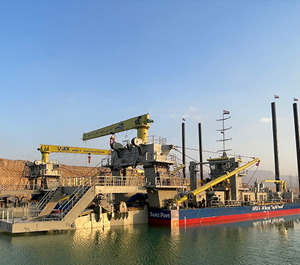 Der größte Split-Type-Bagger der Welt in Ägypten