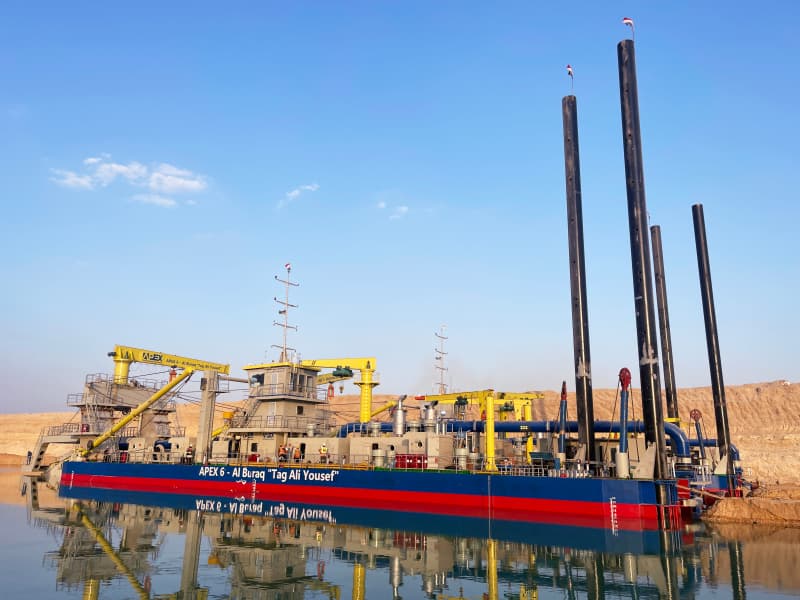 JLCSD750 Großschneidkopf-Saugbagger 8000 m³/h für die Ausbaggerung von Meeren, Flüssen und Seen sowie für den Bergbau