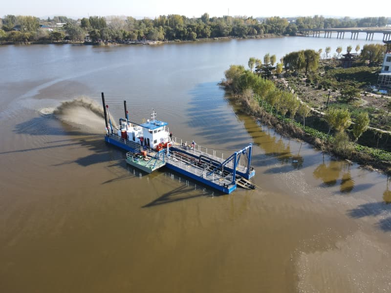 Tauchpumpenbagger, Sandschneider, Saugbagger für größere Baggertiefen