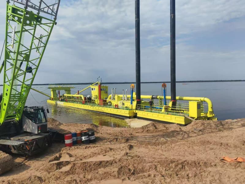 Tauchpumpenbagger, Sandschneider, Saugbagger für größere Baggertiefen