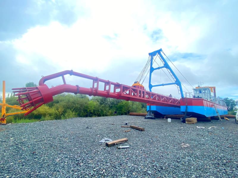 Elektrisch/dieselbetriebener Jet-Saugbagger für Flussbaggerarbeiten