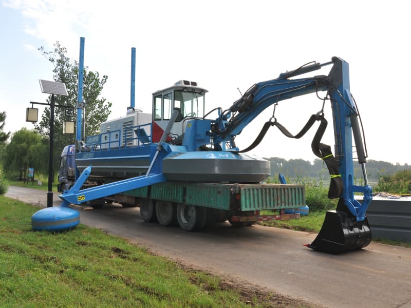 Selbstfahrender amphibischer Multifunktionsbagger (500 m³/h) für Flachwassergebiete