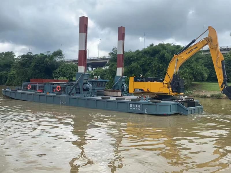 Maßgeschneiderte Baggerlader-Arbeitsplattform für Baggerarbeiten