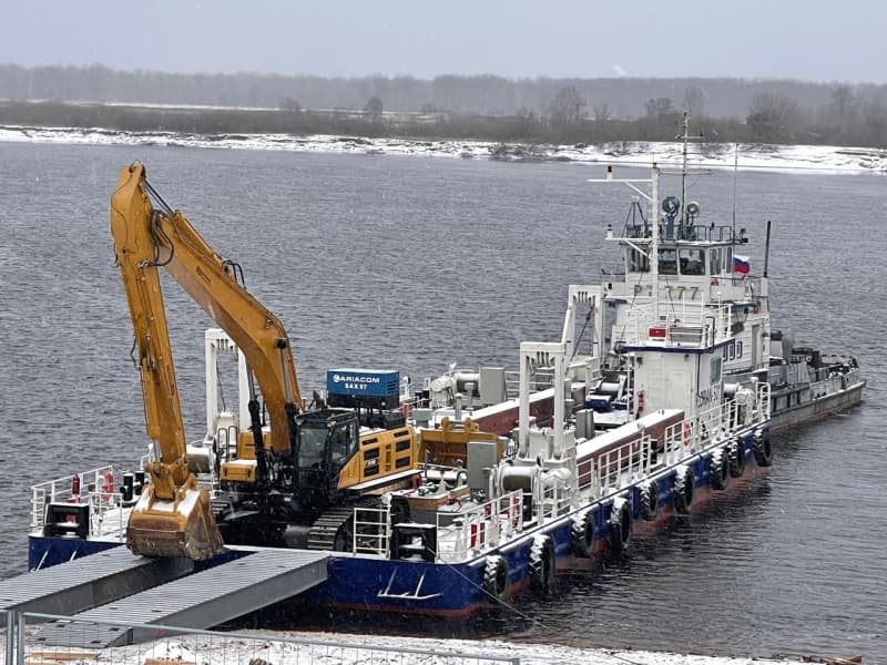 Maßgeschneiderte Baggerlader-Arbeitsplattform für Baggerarbeiten