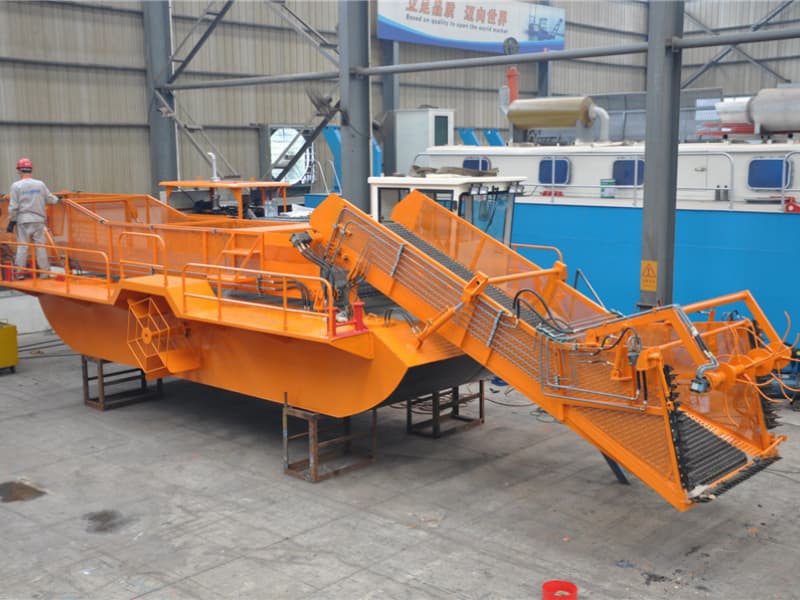 Automatisches Wasserreinigungsschiff / Wasserpflanzenernter / Müllabscheiderboot