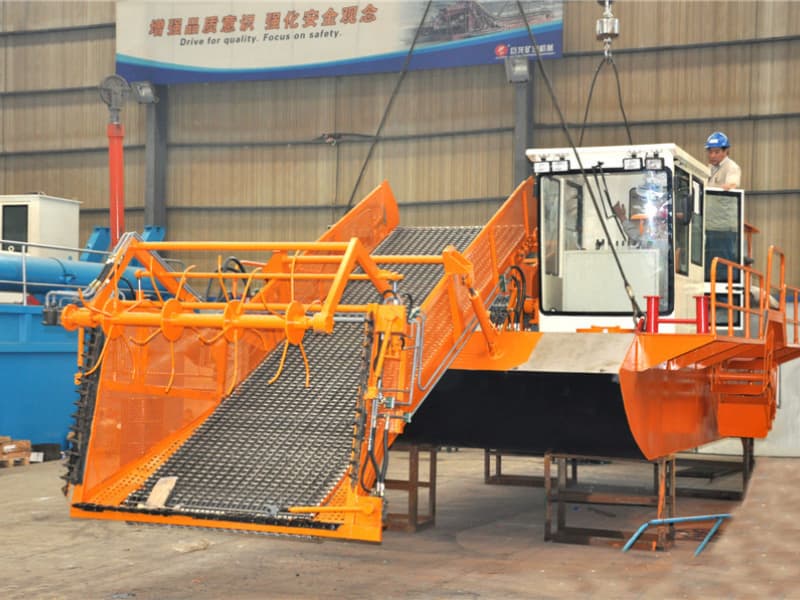 Automatisches Wasserreinigungsschiff / Wasserpflanzenernter / Müllabscheiderboot