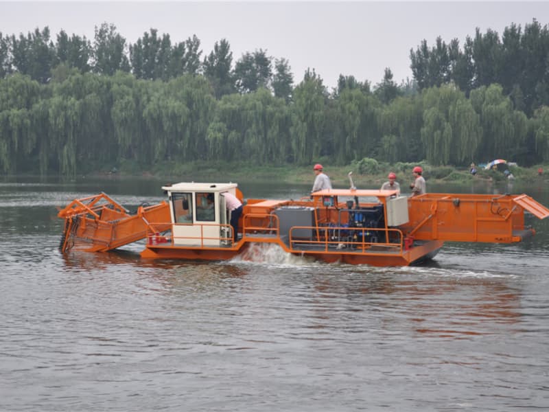 Automatisches Wasserreinigungsschiff / Wasserpflanzenernter / Müllabscheiderboot