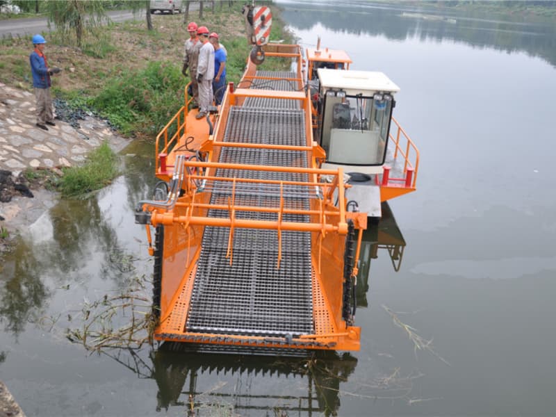 Automatisches Wasserreinigungsschiff / Wasserpflanzenernter / Müllabscheiderboot