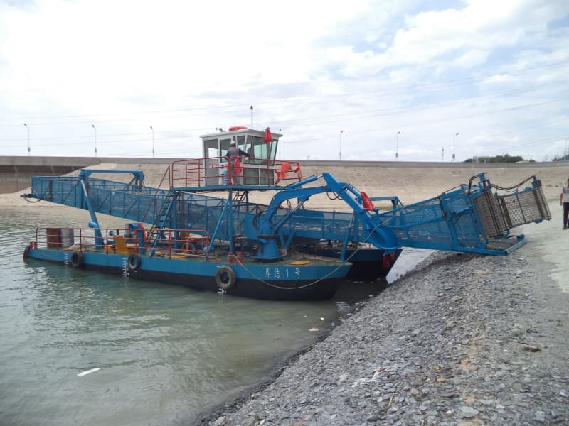 Automatisches Wasserreinigungsschiff / Wasserpflanzenernter / Müllabscheiderboot