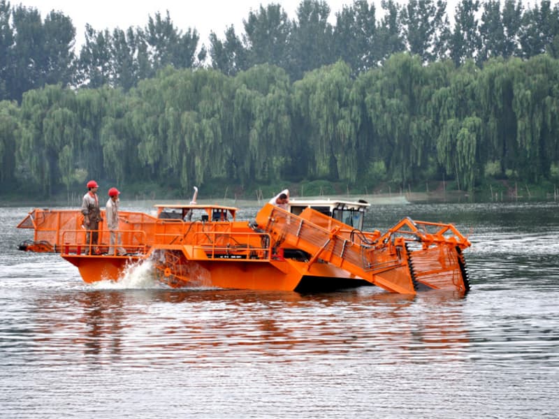 Automatisches Wasserreinigungsschiff / Wasserpflanzenernter / Müllabscheiderboot