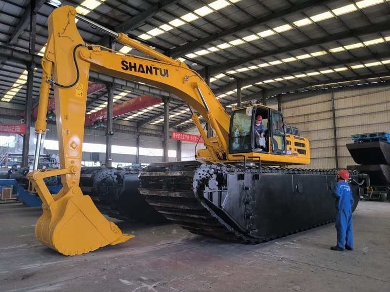 5-40T Amphibienbagger für Fluss-, See- und Hafenausbaggerung