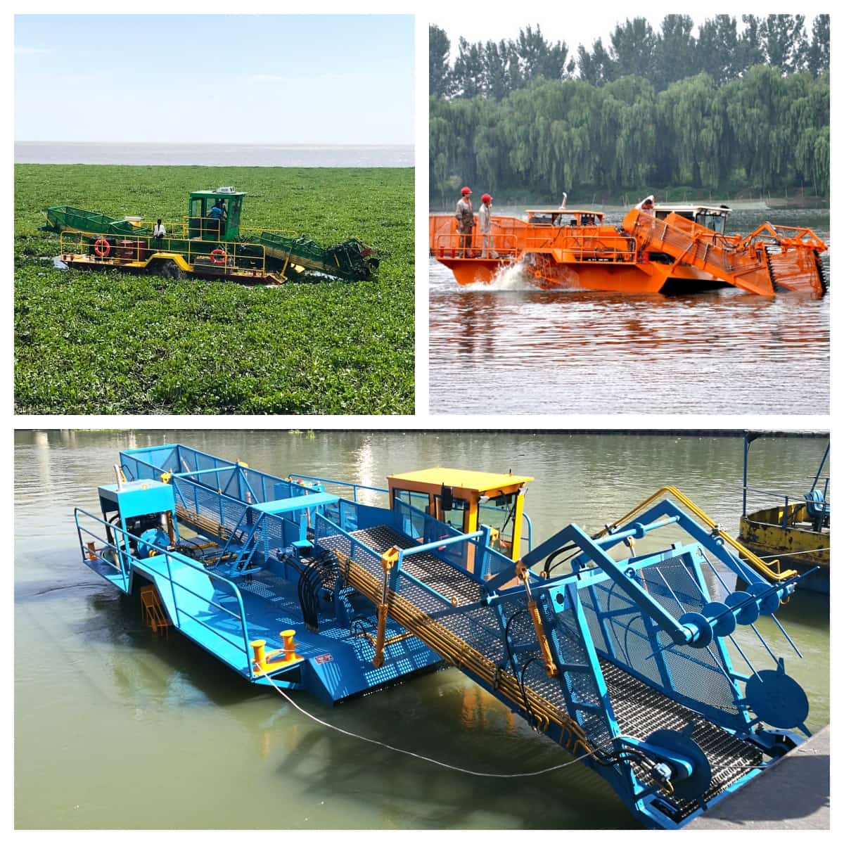Aquatic Weed Harvester Water Cleaning Boat Trash Skimmer Boat Aquatic Weed Harvester Water Cleaning Boat Trash Skimmer Boat